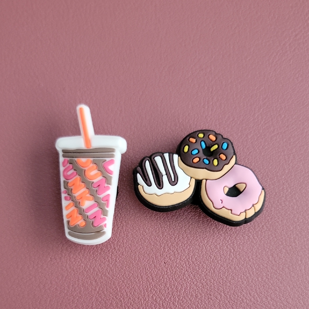 Dunkin Donuts Drink And Donuts Croc Charms